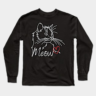 meow Long Sleeve T-Shirt